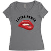 latina power bite Women's Triblend Scoop T-shirt
