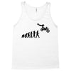 evolution of a biker dirt bike mx motocross t shirt men Tank Top