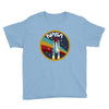 Nasa  Blue White Yellow Color Youth Tee