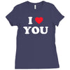 i love you Ladies Fitted T-Shirt