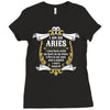 I Am An Aries Ladies Fitted T-Shirt