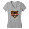 the bear Women's V-Neck T-Shirt