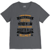 Super Cool Mother In Law Of A Freaking Awesome Daughter V-Neck Tee
