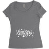 Little Star Women's Triblend Scoop T-shirt
