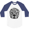 ask me about my shar pei 3/4 Sleeve Shirt