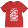 Pisces Hated By Many Wanted By Plenty V-Neck Tee