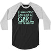 i ski like a girl 3/4 Sleeve Shirt