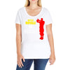 respect batle royal gaming Ladies Curvy T-Shirt