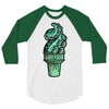 tentacle ice 3/4 Sleeve Shirt
