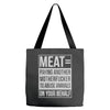 meat= paying another motherfucker Tote Bags