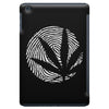 cannabis fingerprinting (white) iPad Mini