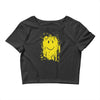 mud smiley face Crop Top