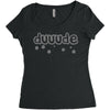 dude (3) Women's Triblend Scoop T-shirt