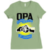 opa der mann der mythos die legende 1 Ladies Fitted T-Shirt