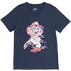 freddy krueger floral V-Neck Tee