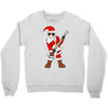 rock star santa claus father christmas Crewneck Sweatshirt