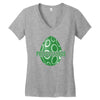 Preggosaurus Egg Funny Women's V-Neck T-Shirt