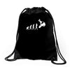 moto cross free style evolution cool Drawstring Bags