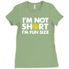 small tiny little shorty person gift tee Ladies Fitted T-Shirt