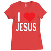 i love jesus Ladies Fitted T-Shirt