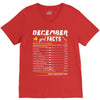 December Girl Facts Sagittarius V-Neck Tee
