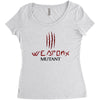 Weapon X Mutant  Wolverine Women's Triblend Scoop T-shirt