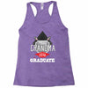 [granma name]proud grandma graduate 2018. Racerback Tank
