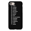 beard length chart funny professor grandpa mustache humor iPhone 8