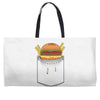Pocket Burger Weekender Totes