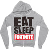 EAT SLEEP FORTNITE Zipper Hoodie