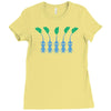blue pikmin Ladies Fitted T-Shirt