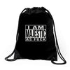 majestic advisory Drawstring Bags
