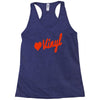 love vinyl Racerback Tank