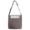 house club,dance,music,vinyl,rave,dj,cool,funny Adjustable Strap Totes