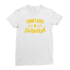 i don't give a schnitzel Ladies Fitted T-Shirt