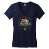 dragon head beer label, ideal gift or birthday present Women's V-Neck T-Shirt