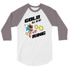 gold all in my ring 3/4 Sleeve Shirt