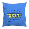 i put the sexy in dyslexia Throw Pillow