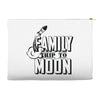 Family Trip To Moon Accessory Pouches