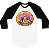 Angry Donut 3/4 Sleeve Shirt