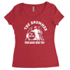 drummer Women's Triblend Scoop T-shirt