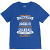 Super Cool Granddaughter Of A Freaking Awesome Grandma V-Neck Tee