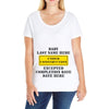 Under Construction Personalize Baby Ladies Curvy T-Shirt