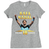 Rafa Nadal 10 Ladies Fitted T-Shirt