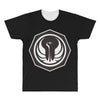 white and black All Over Men's T-shirt