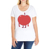 apel (2) Ladies Curvy T-Shirt