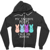 peeps bunnies Zipper Hoodie