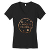 i accept cookies brown Women's V-Neck T-Shirt
