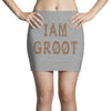 I am Groot Mini Skirts