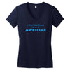 i don't get drunk Women's V-Neck T-Shirt